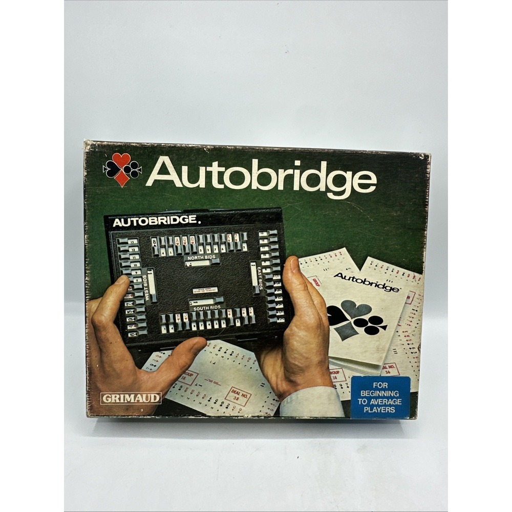 Autobridge Game Vintage Learn To Play Solo 1979